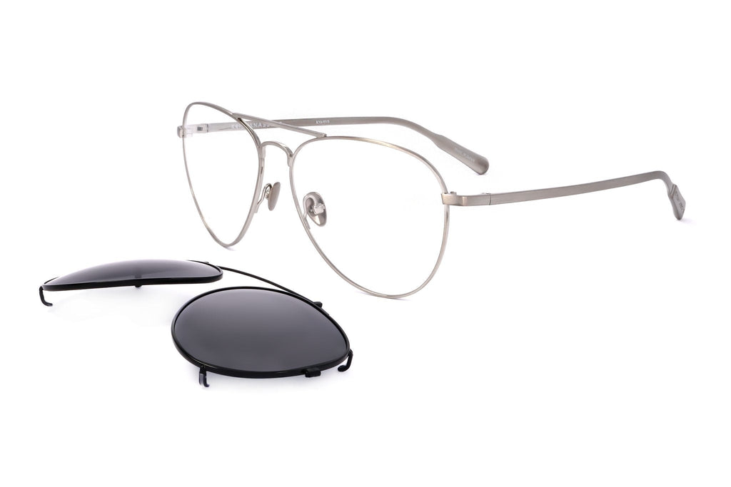 Kris Van Assche by Linda Farrow Men's Titanium Sunglasses