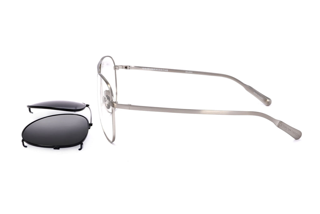Kris Van Assche by Linda Farrow Men's Titanium Sunglasses