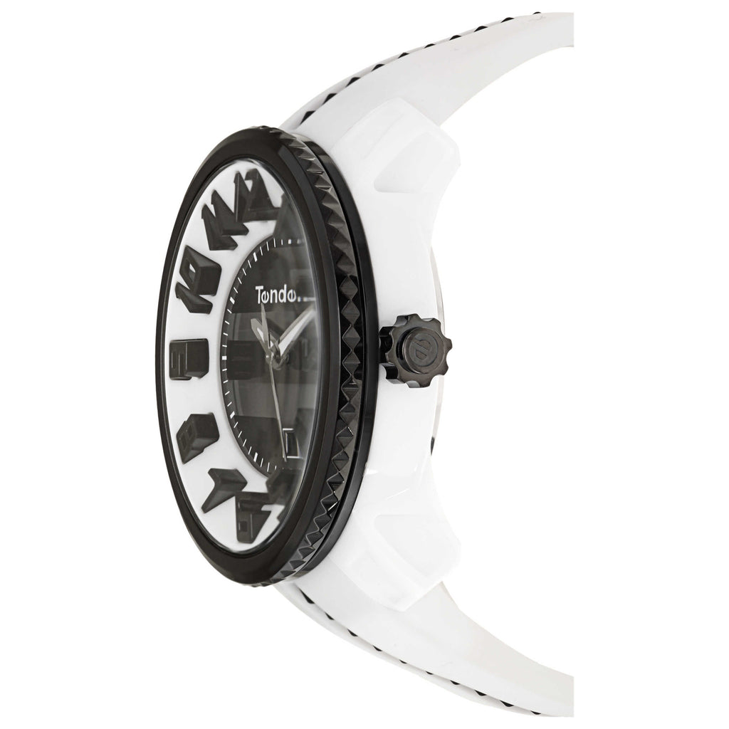 Tendence Gulliver Round Black & White Men's Quartz Watch 02043014