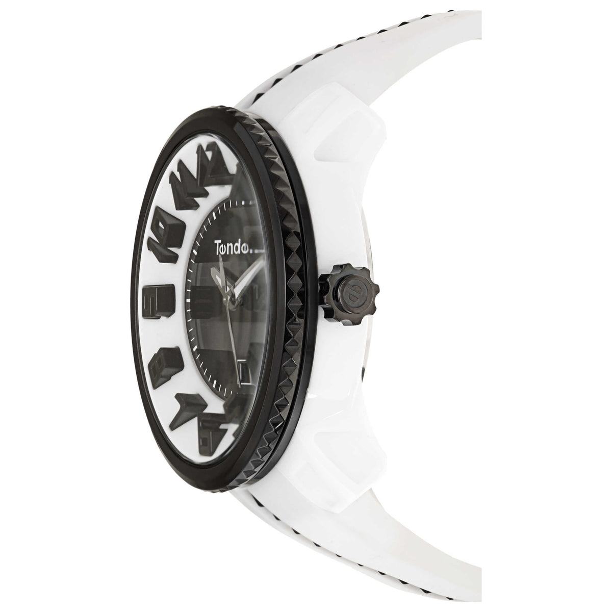 Tendence Gulliver Round Black & White Men's Quartz Watch 02043014