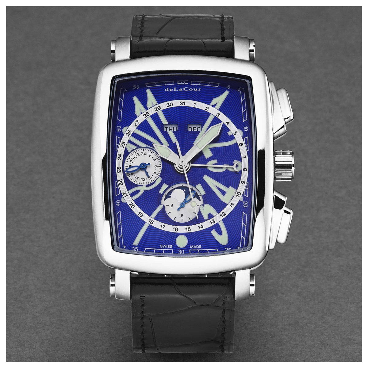 DeLaCour Men's Watch WAST1026-BLU