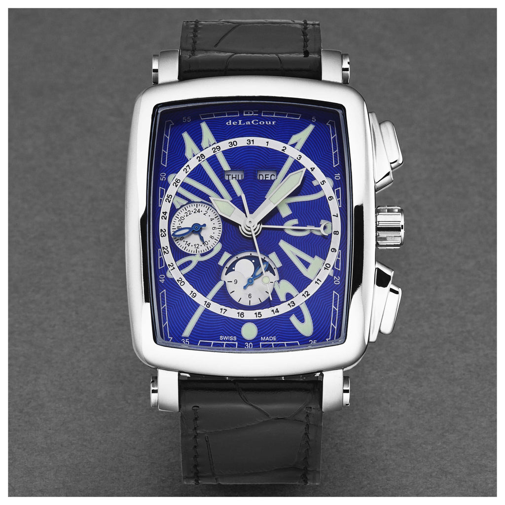 DeLaCour Men's Watch WAST1026-BLU