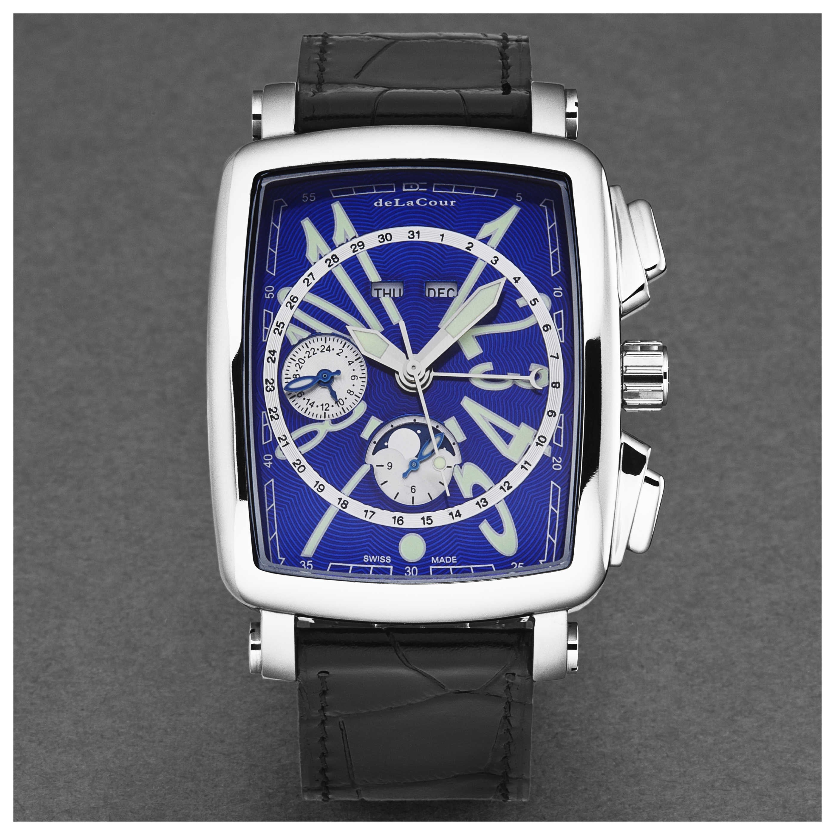 DeLaCour Men's Watch WAST1026-BLU