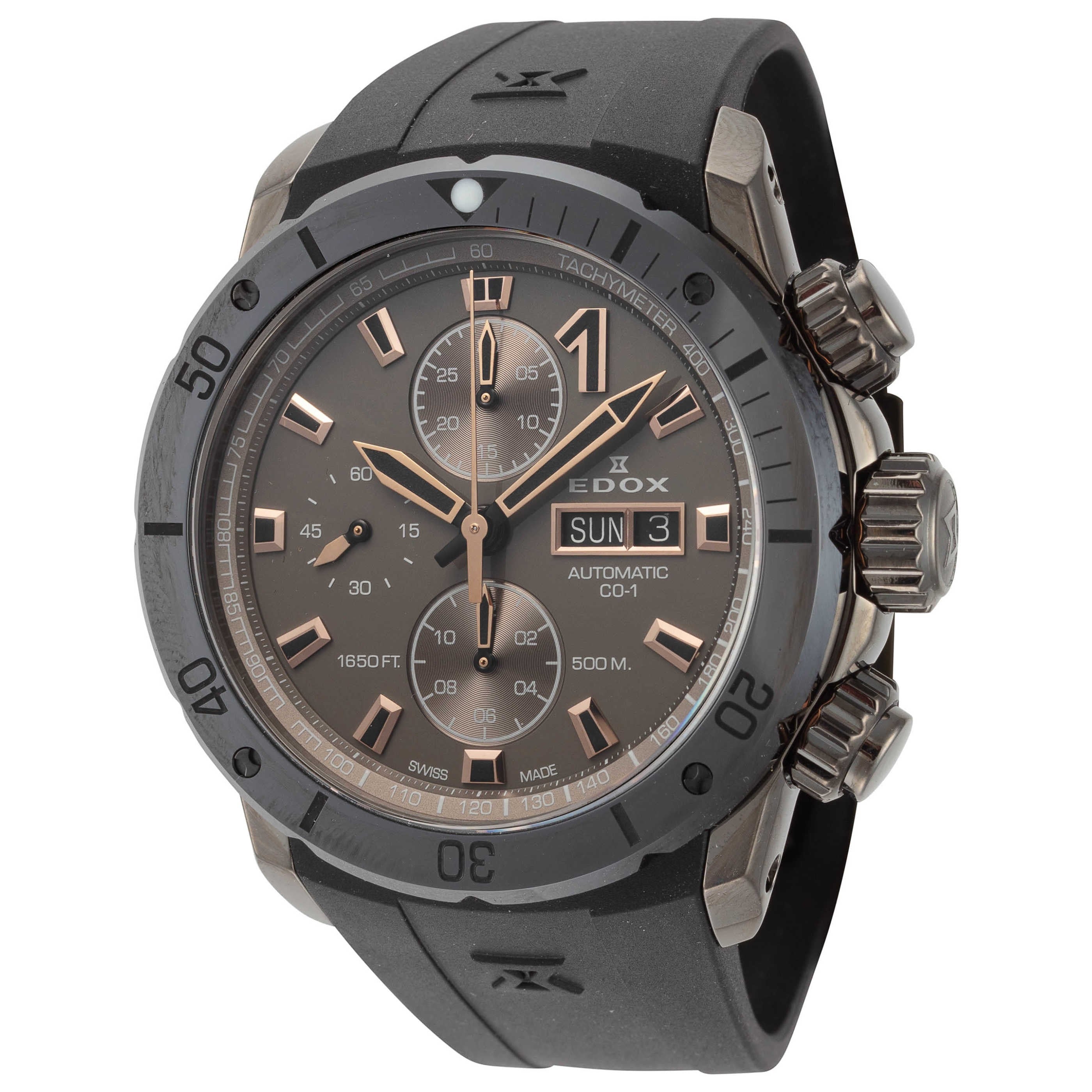 Edox CO-1 Men's Watch 01128-37GNRCA-GNR