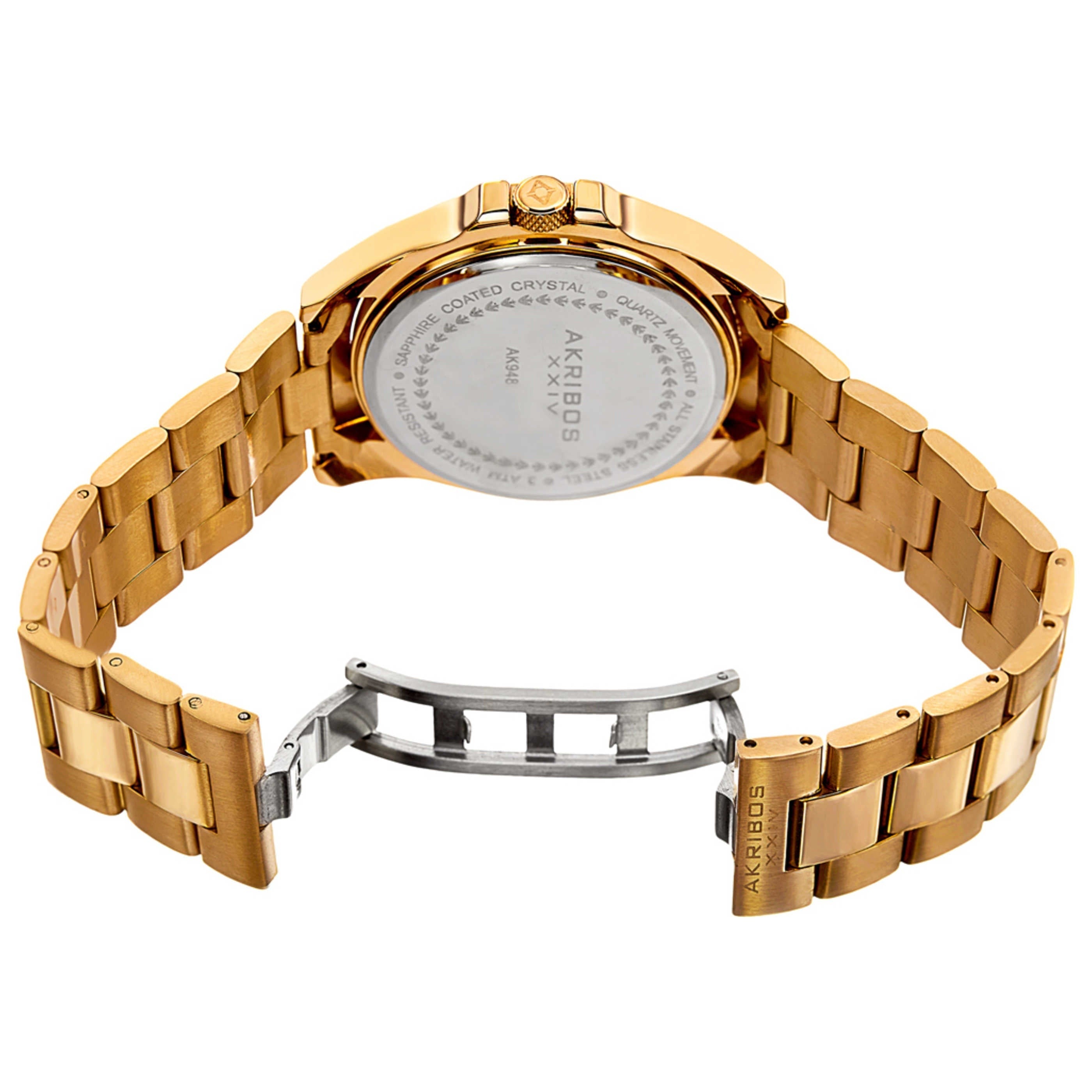 Akribos Xxiv Unisex Watch AK948YGTQ