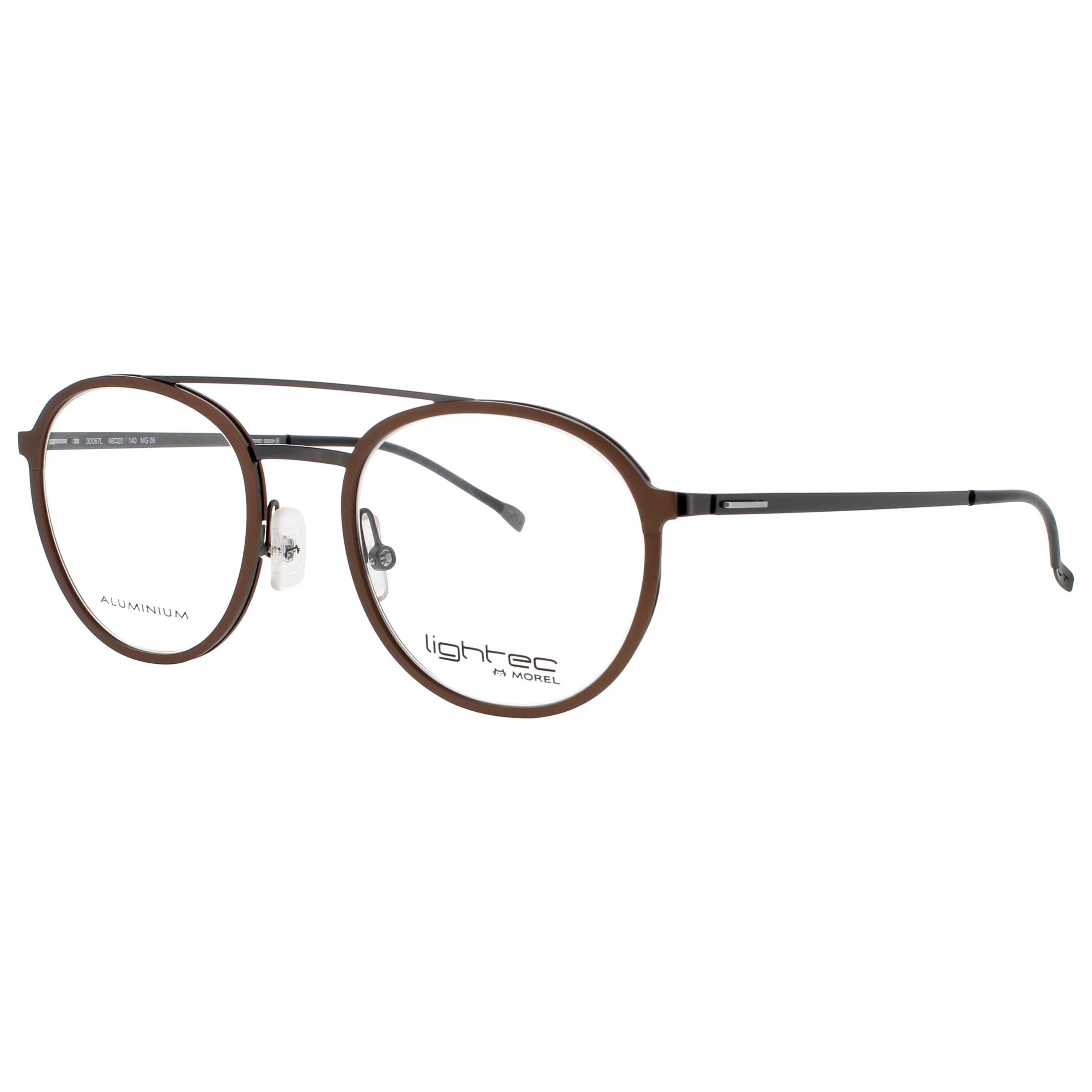 Lightec Men's Eyeglasses LIGHTEC-MOREL-30067L-MG06-48