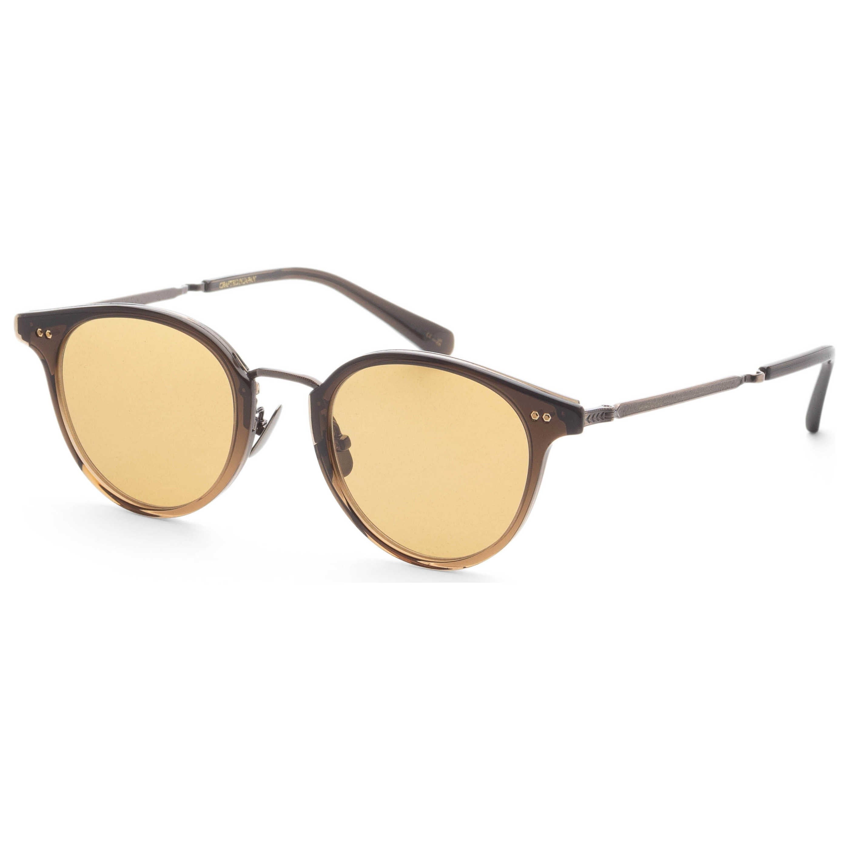 Garrett Leight Unisex Sunglasses ML4038-46-TRUF-ATGOLV