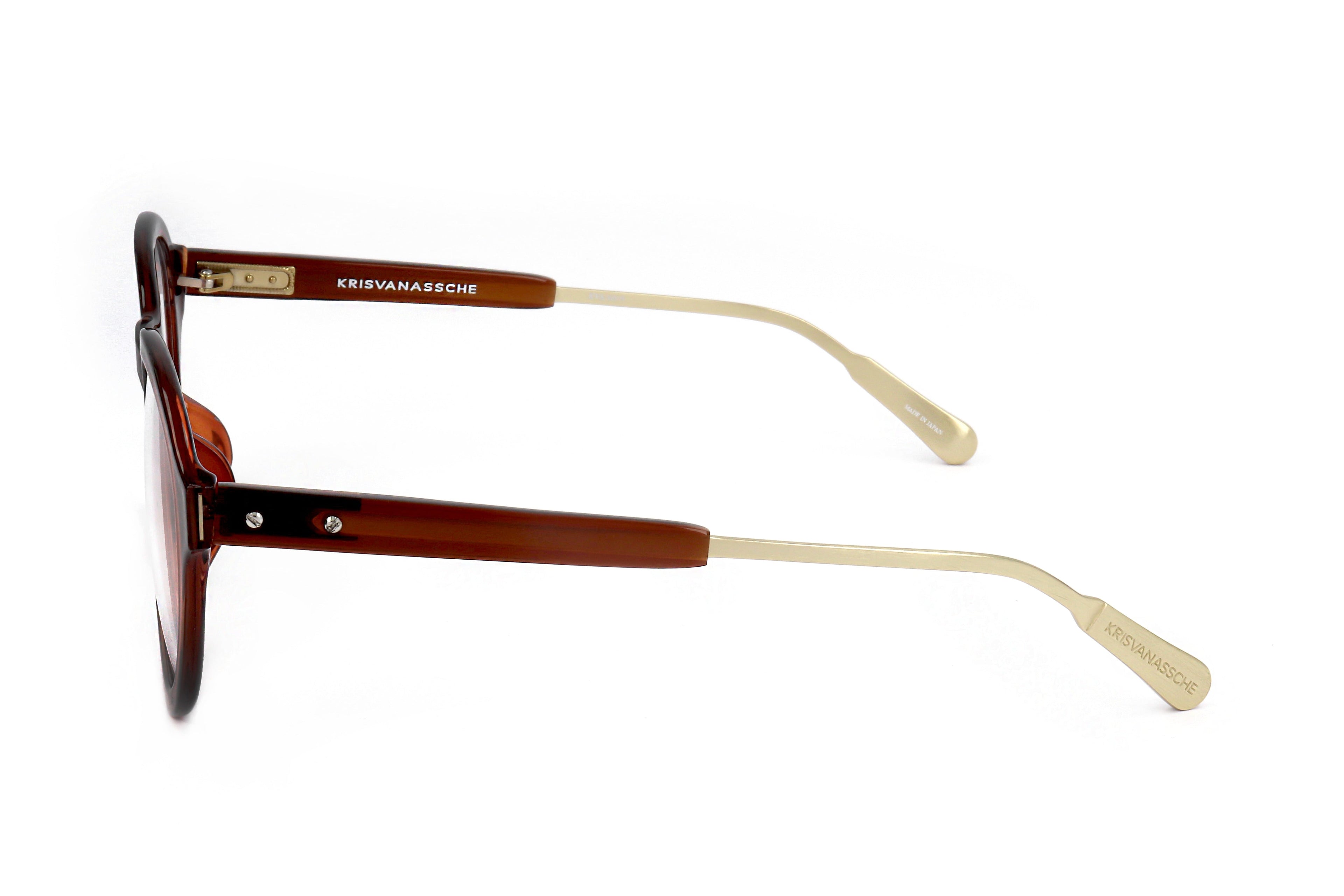 Kris Van Assche by Linda Farrow Men's Stainless steel Glasses