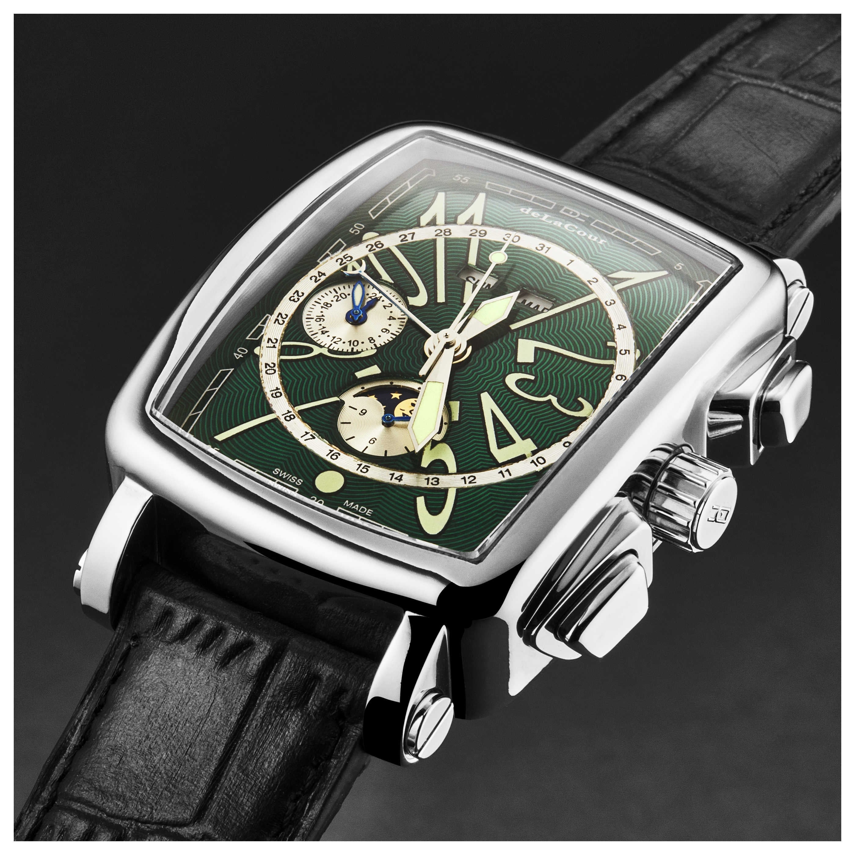 DeLaCour Men's Watch WAST1026-GRN