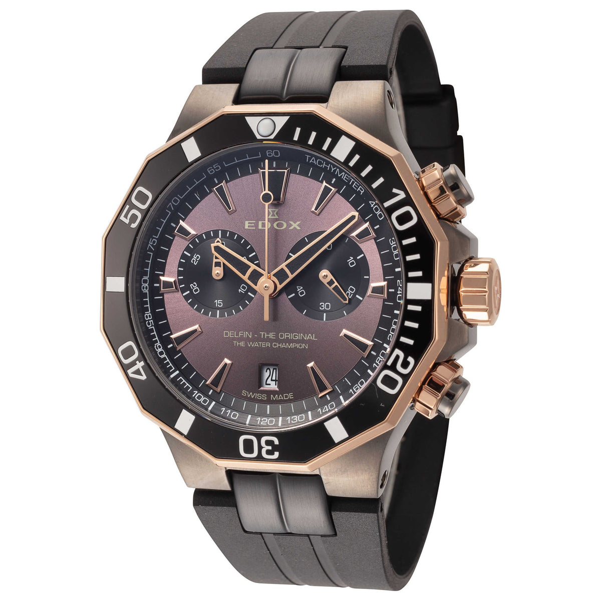 Edox Delfin The Original Men's Watch 10112-357GRNCA-BRNR