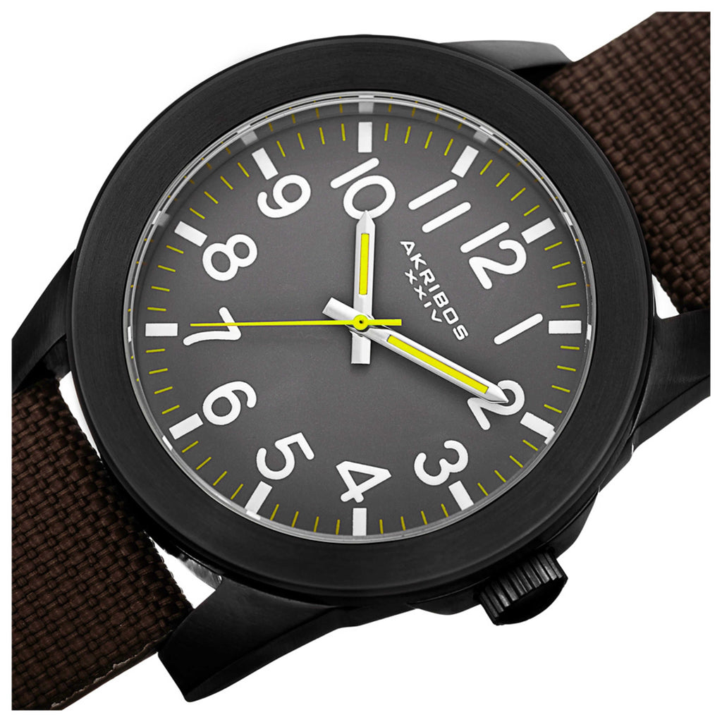 Akribos Xxiv Men's Watch AK779BKBR