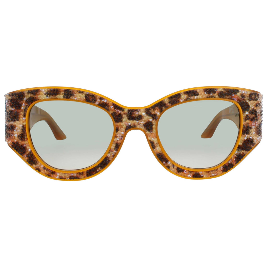 Anna-Karin Karlsson Women's Sunglasses AKK-LUCKY-GOES-TO-VEGAS-LEOPARD