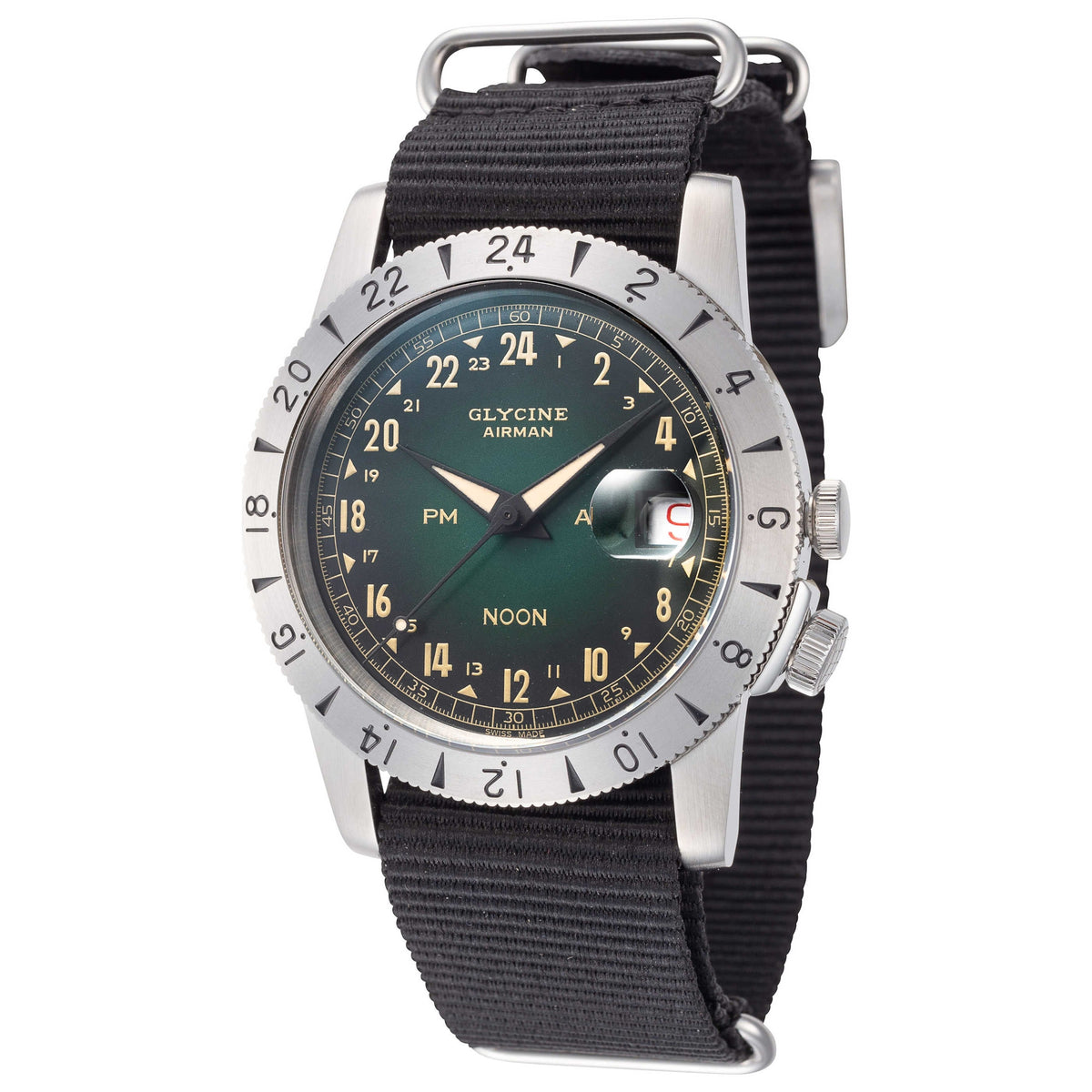 Glycine Airman Vintage Noon Purist Men's Watch GL0476
