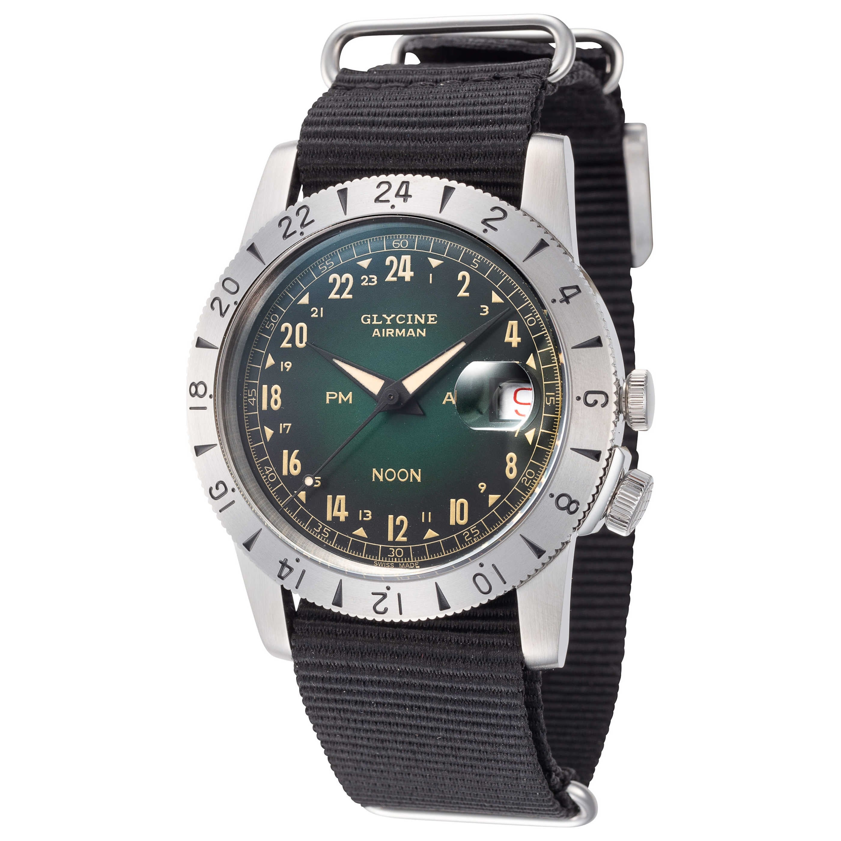 Glycine Airman Vintage Noon Purist Men's Watch GL0476