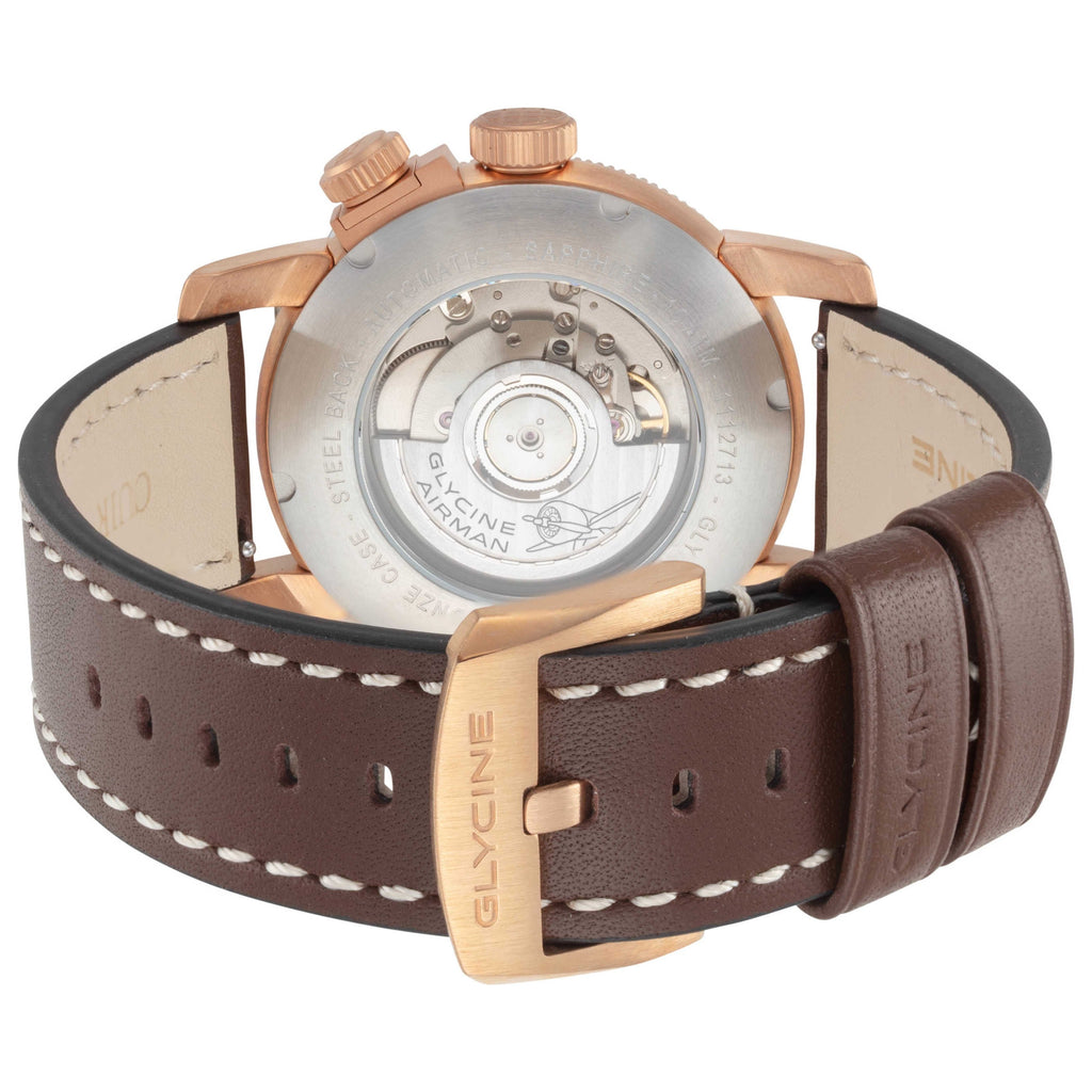 Glycine Airman Contemporary Bronze GMT Men's Watch GL0551