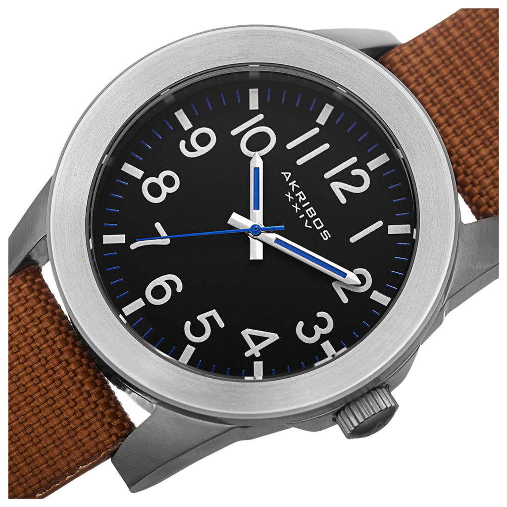 Akribos Xxiv Men's Watch AK779SSBR