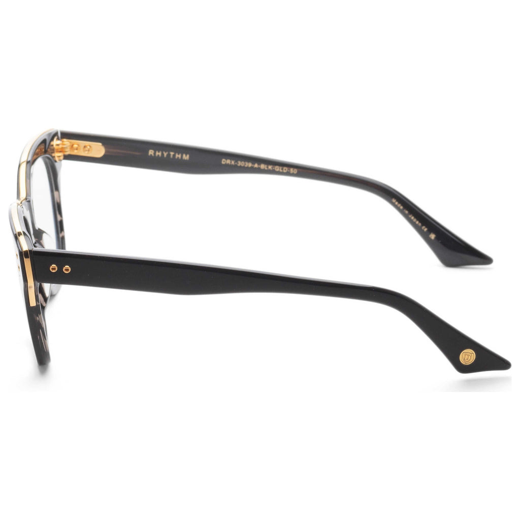 Dita Rhythm Men's Eyeglasses DRX-3039-A-BLK-GLD-50-Z