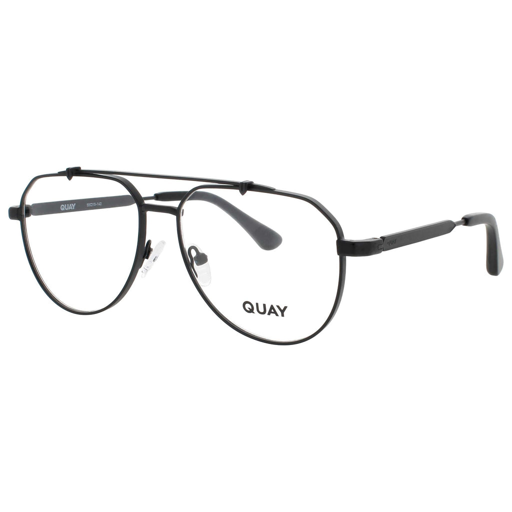 Quay Men's Eyeglasses QUAY-OG-OF-2530-MTBLK-RX