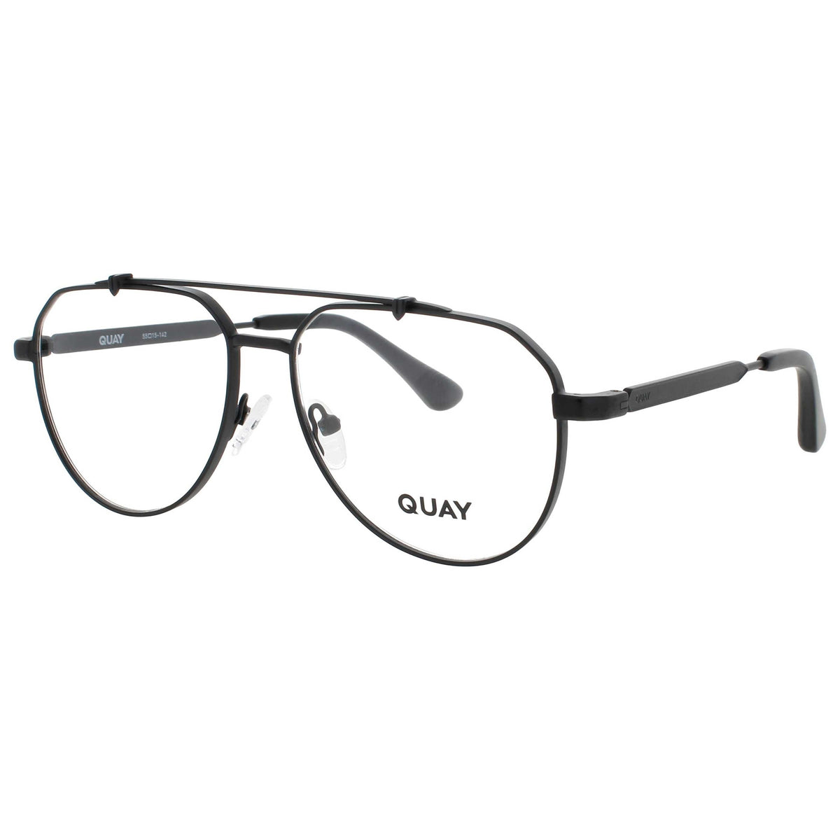 Quay Men's Eyeglasses QUAY-OG-OF-2530-MTBLK-RX