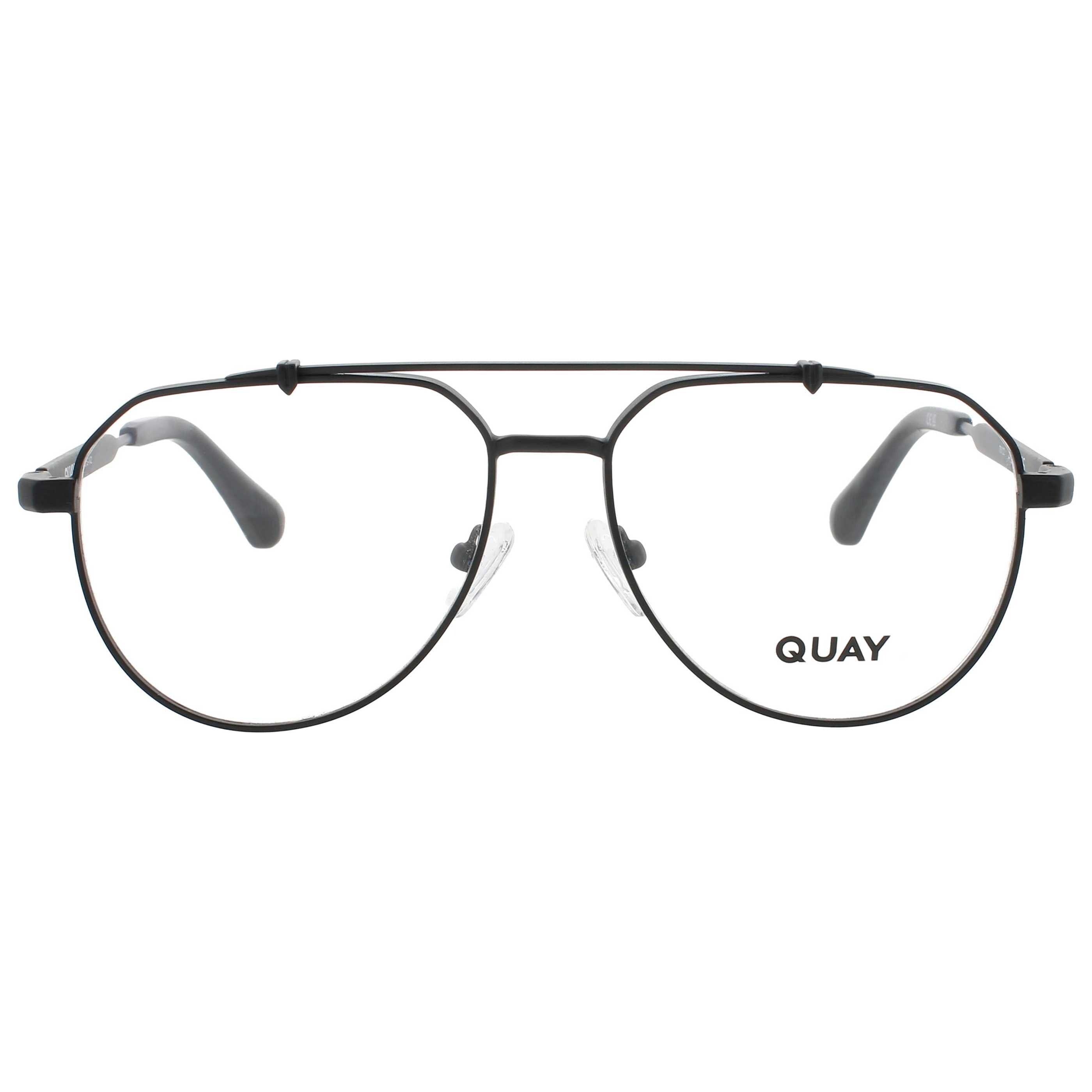 Quay Men's Eyeglasses QUAY-OG-OF-2530-MTBLK-RX