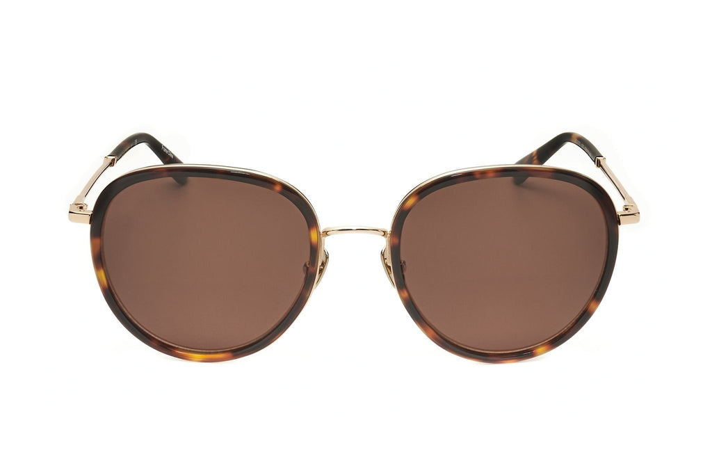 Sandro stainless steel Sunglasses for woman in havana