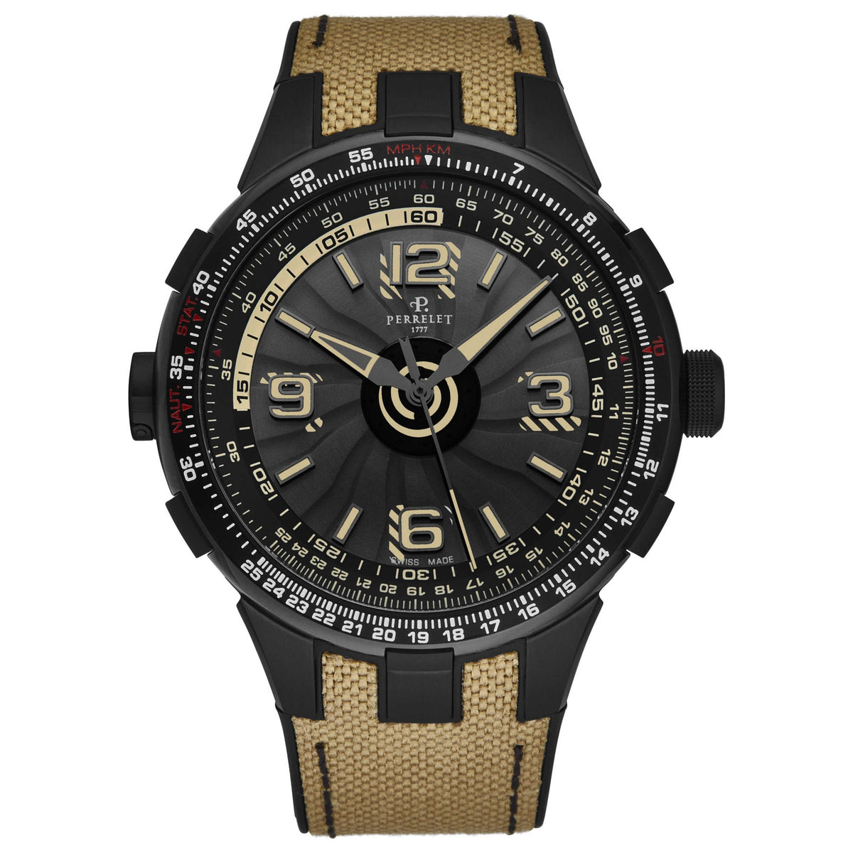 Perrelet Turbine Pilot Men's Watch A1096/1