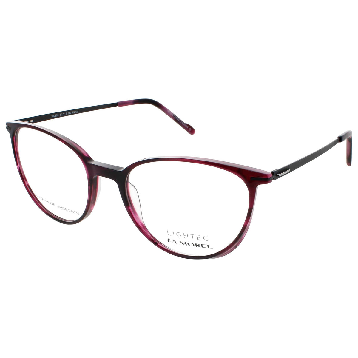 Lightec Women's Eyeglasses LIGHTEC-MOREL-30089L-PN12-53