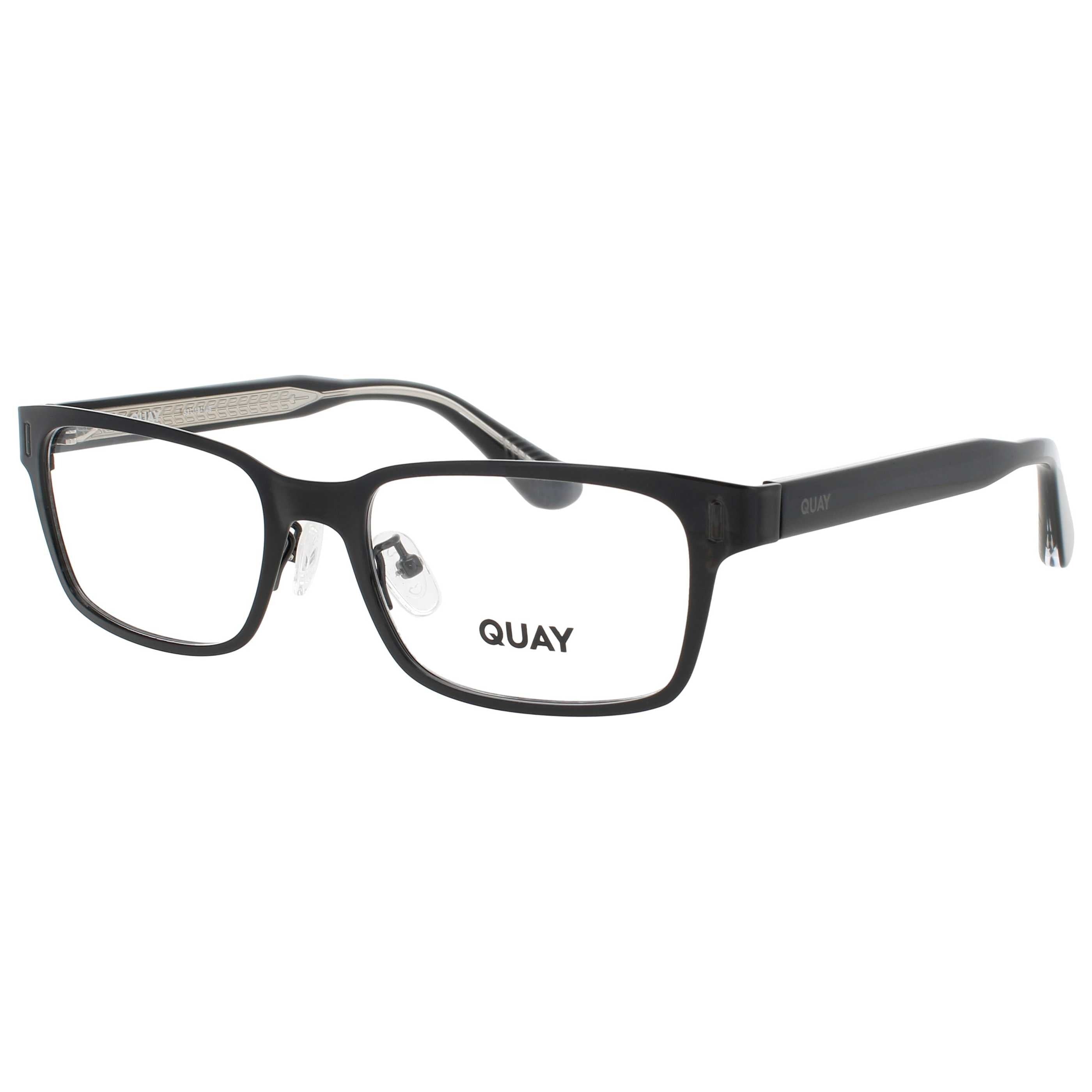 Quay Unisex Eyeglasses QUAY-OG-OF-2607-BLK-RX
