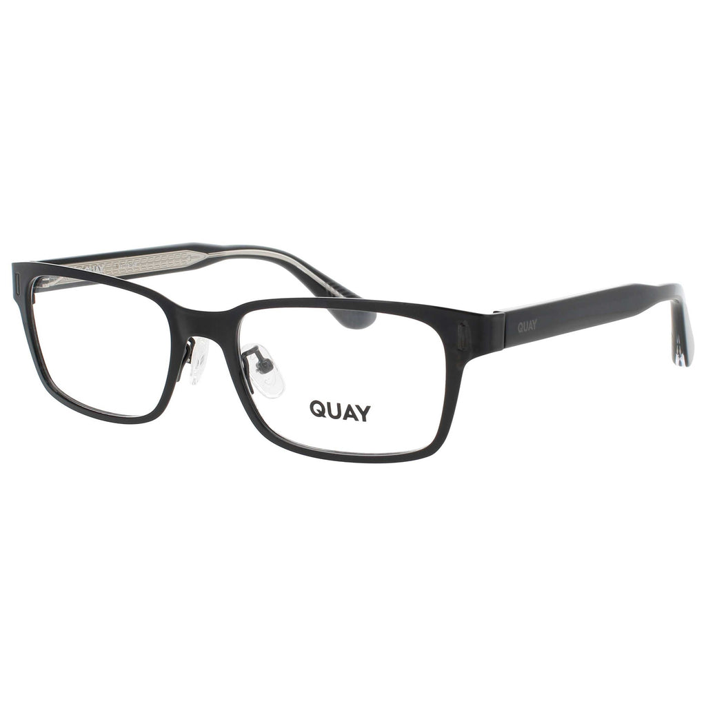 Quay Unisex Eyeglasses QUAY-OG-OF-2607-BLK-RX