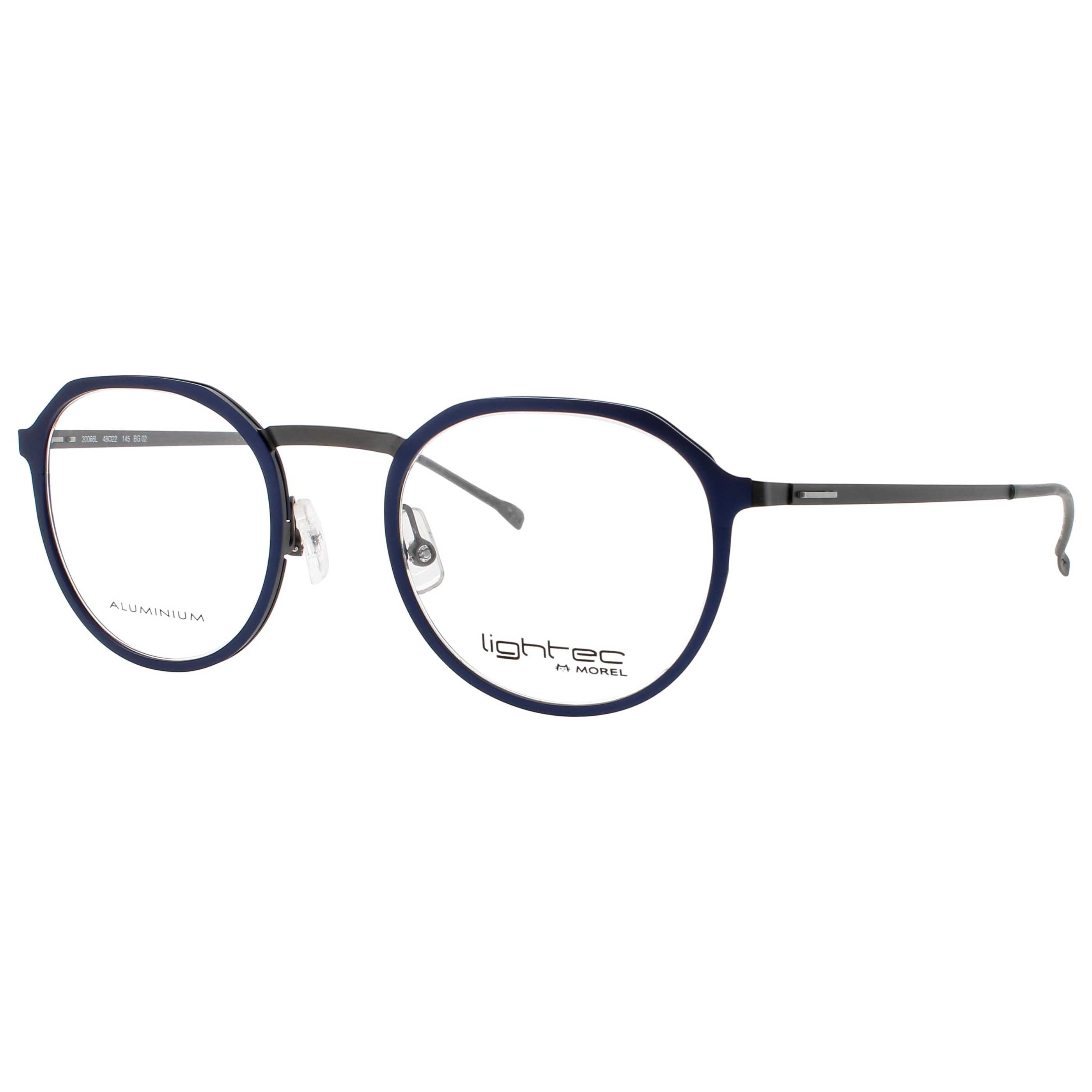 Lightec Men's Eyeglasses LIGHTEC-MOREL-30066L-BG02-48