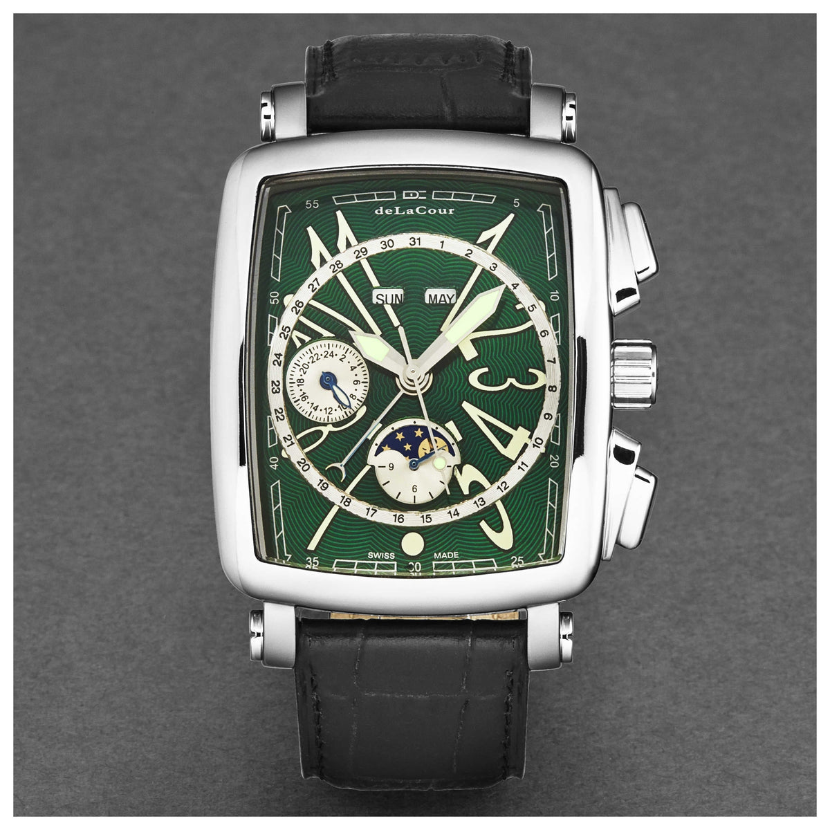 DeLaCour Men's Watch WAST1026-GRN