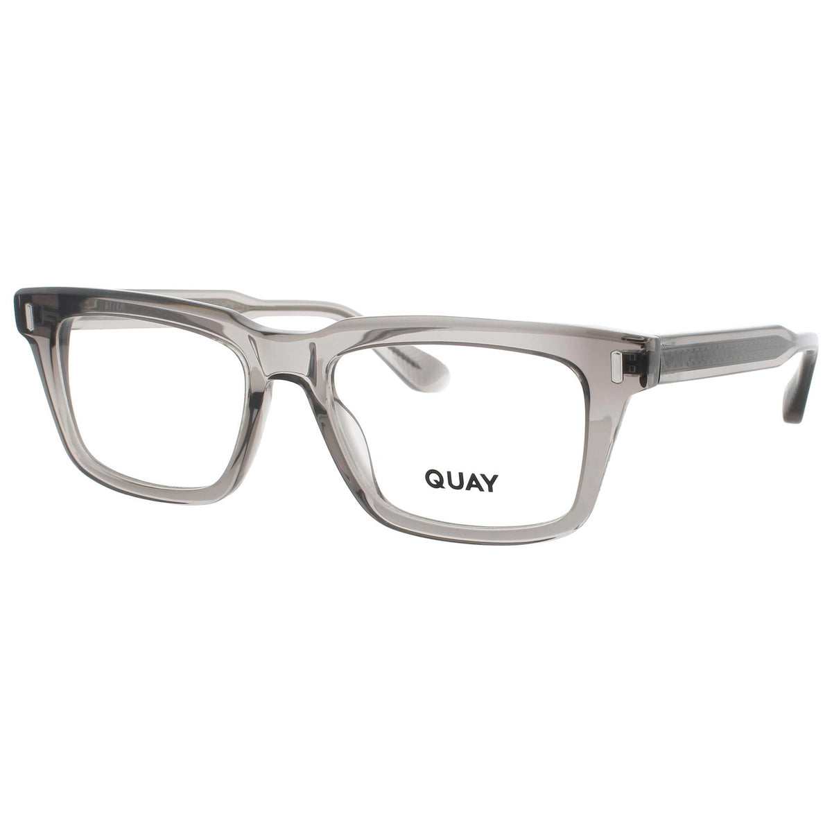 Quay Unisex Eyeglasses QUAY-OG-OF-2528-GRY-RX