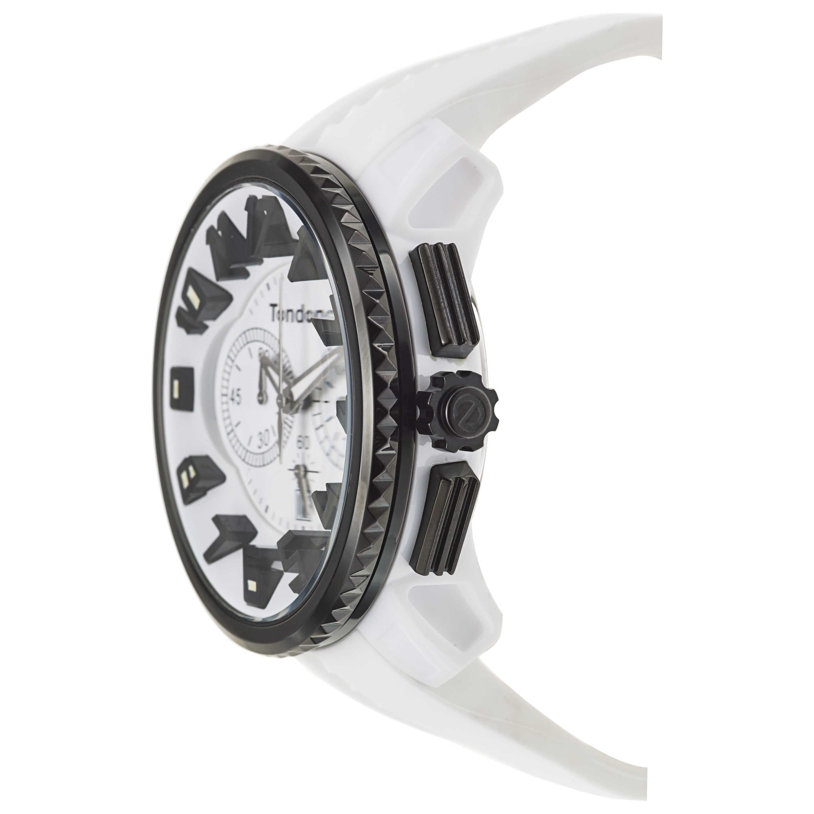 Tendence Gulliver Round Black & White Men's Watch 02046017