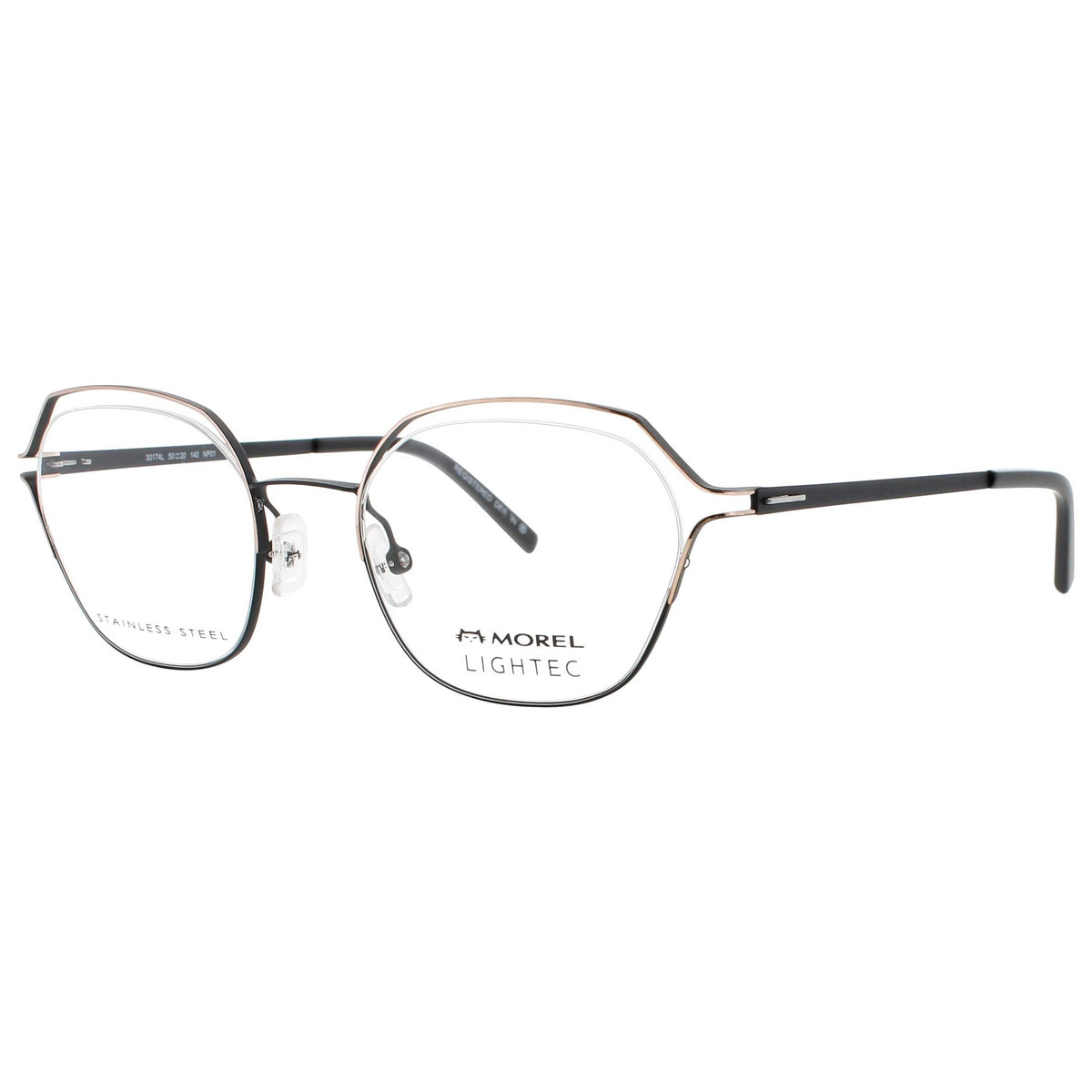 Lightec Men's Eyeglasses LIGHTEC-MOREL-30174L-NP01-50