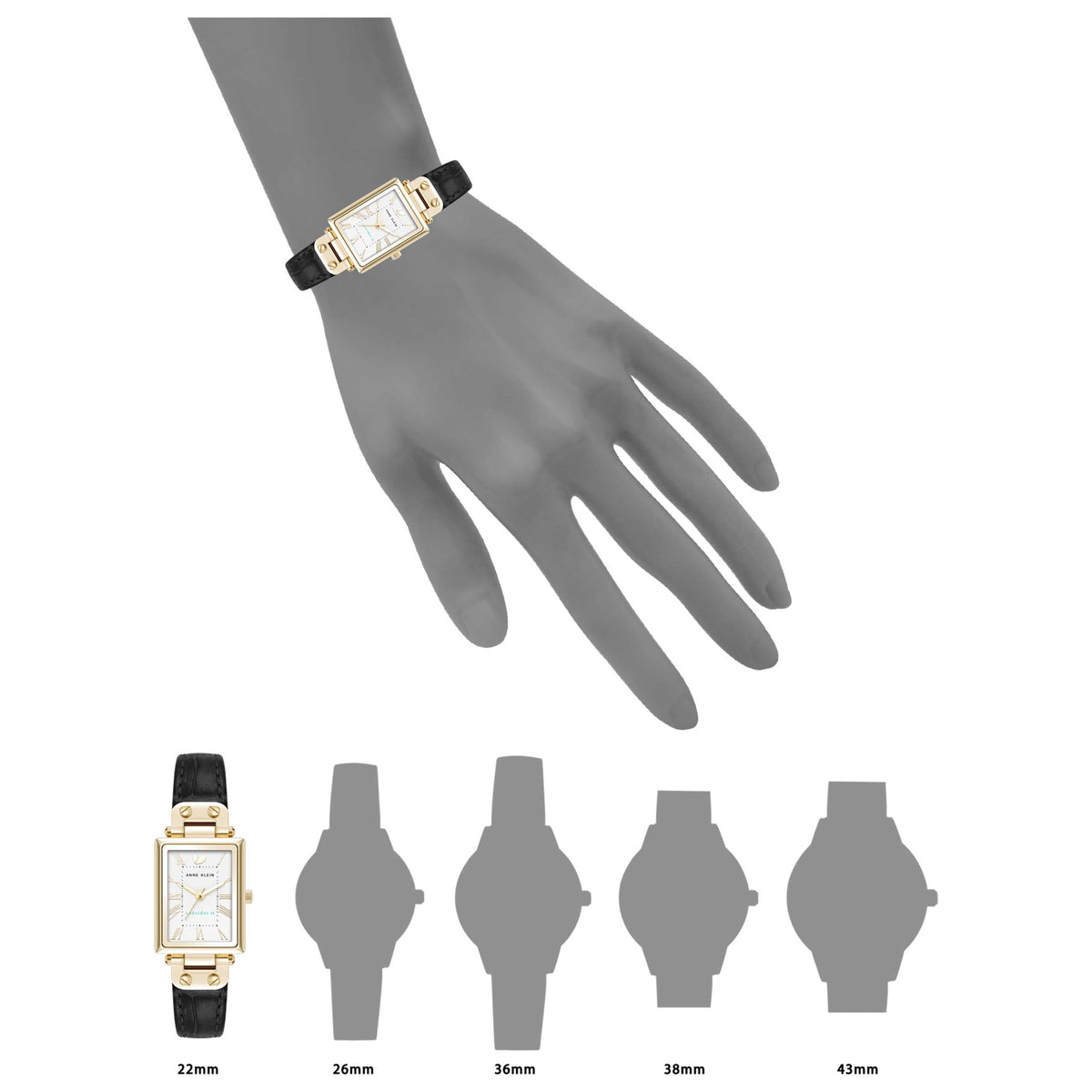 Anne Klein Women's Watch AK-5152SVBK