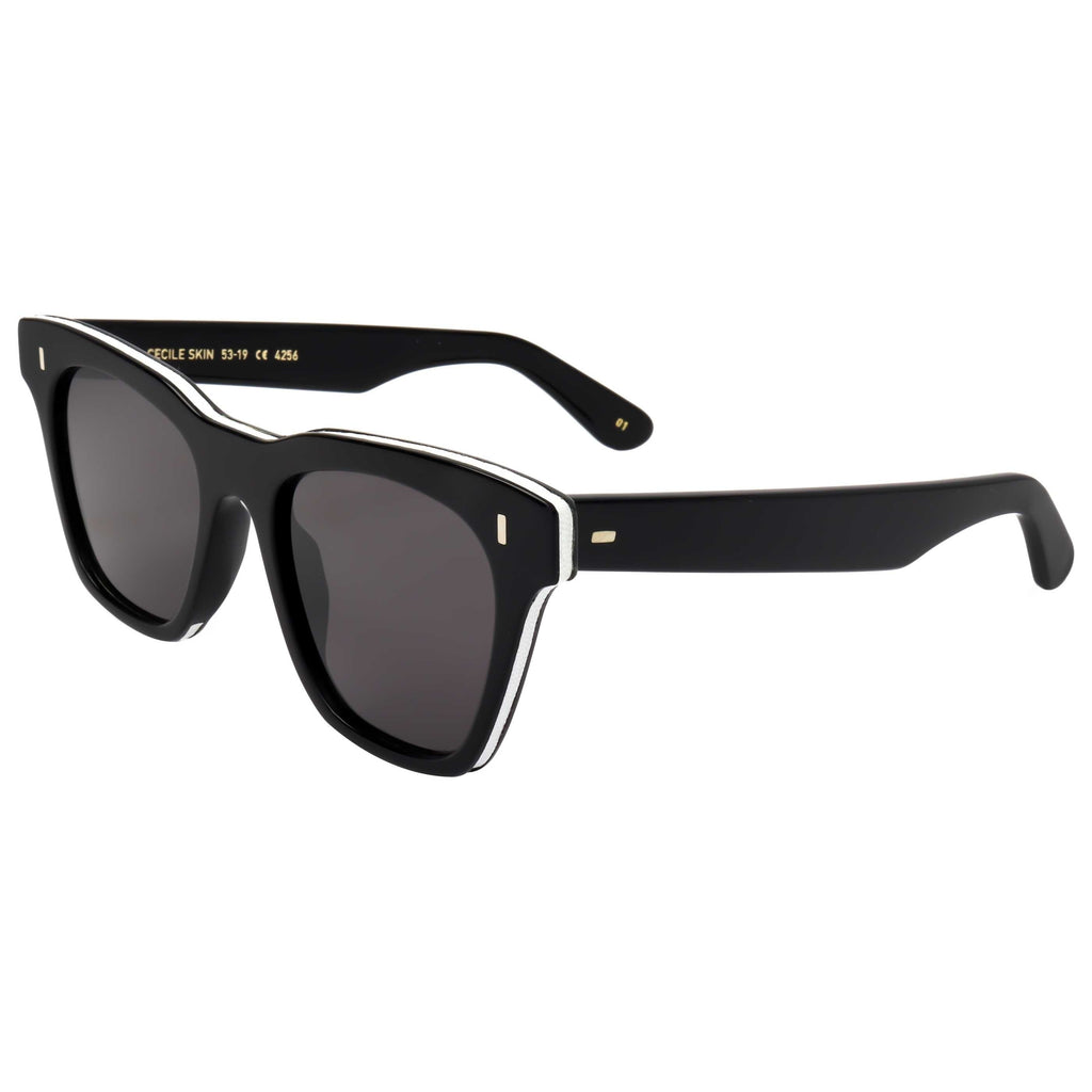 L.G.R. Women's Sunglasses CECILE-SKIN-BLK-53