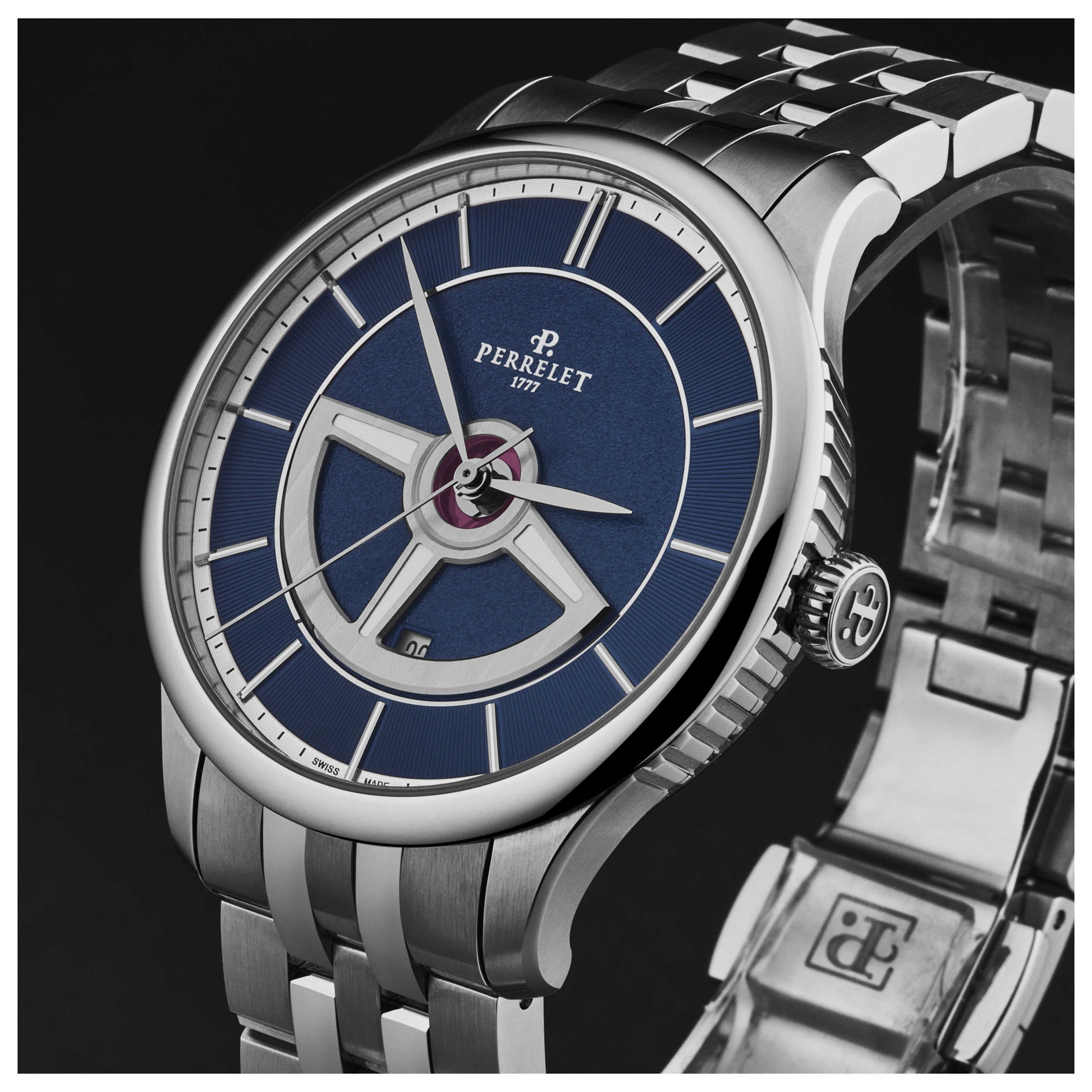 Perrelet First Class Double Rotor Men's Watch A1090/6