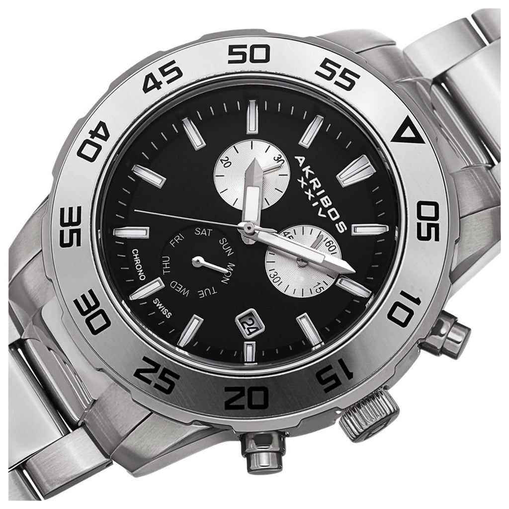 Akribos Xxiv Men's Watch AK669SSB