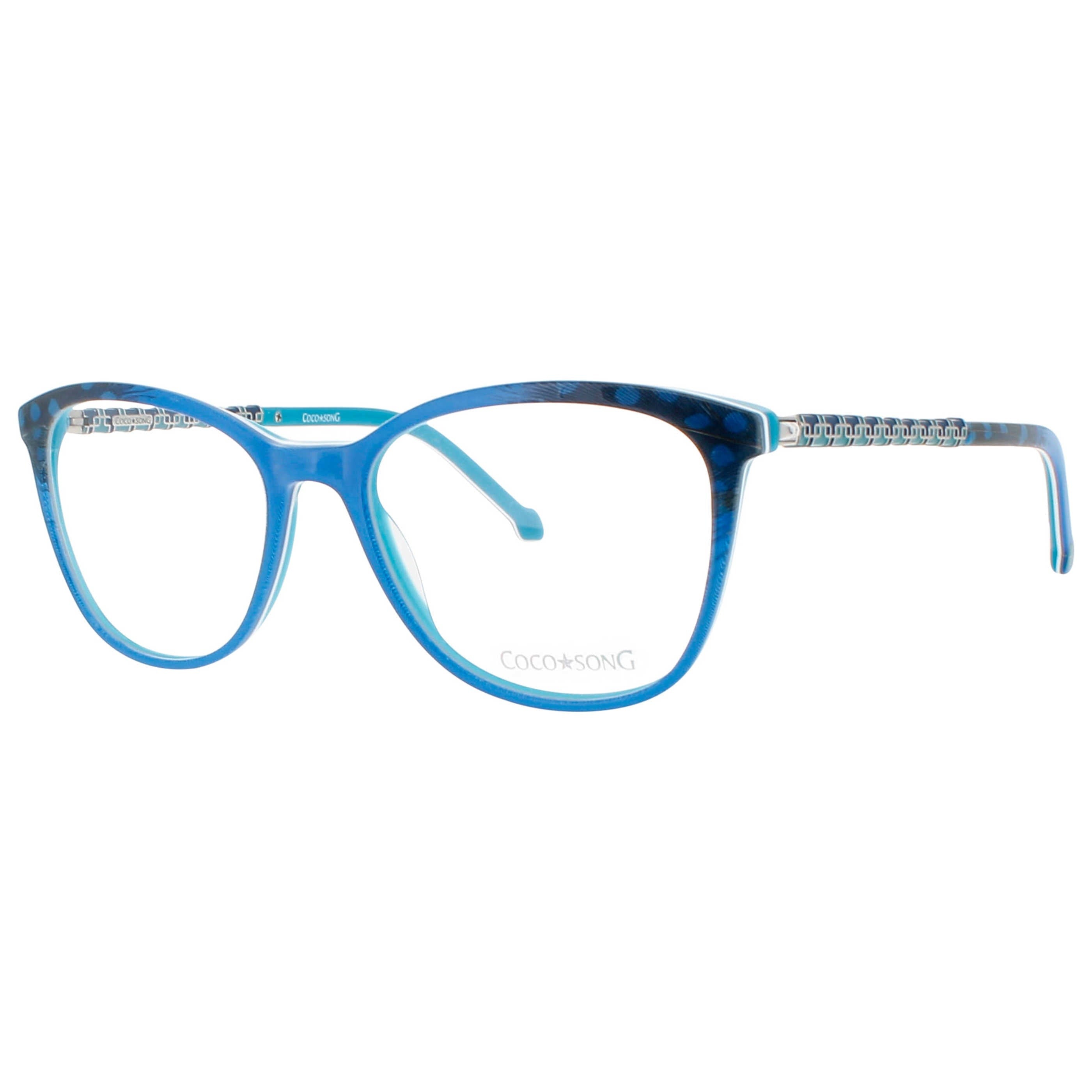 Coco Song Women's Eyeglasses CS-YORK-BLUES-CV243-01-09