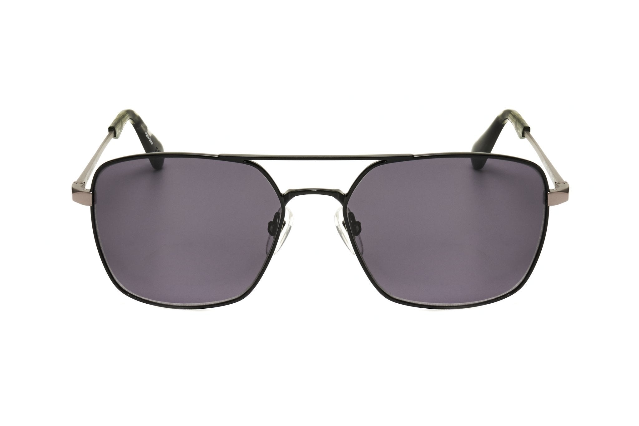 Sandro stainless steel Sunglasses for man in black