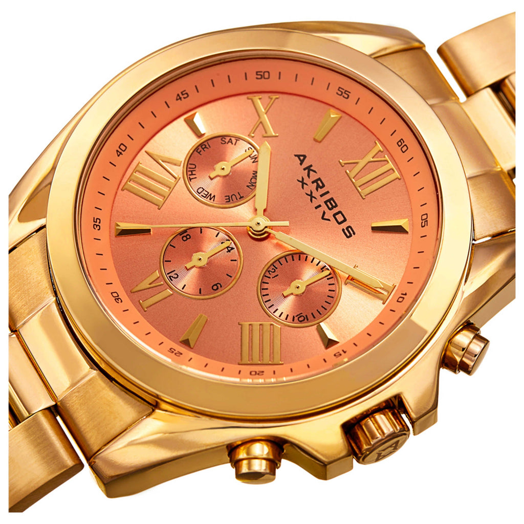 Akribos Xxiv Women's Watch AK951YGPCH