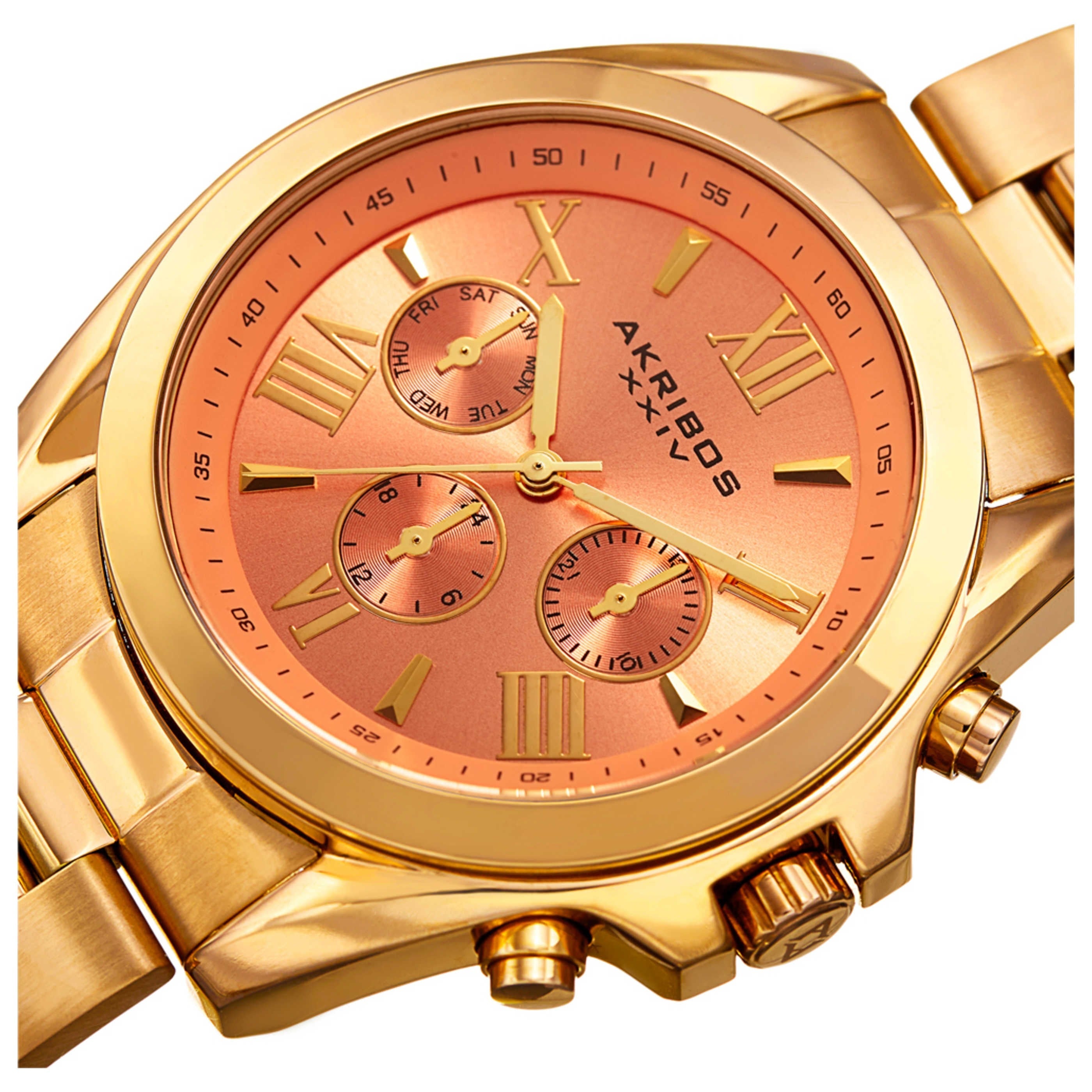 Akribos Xxiv Women's Watch AK951YGPCH