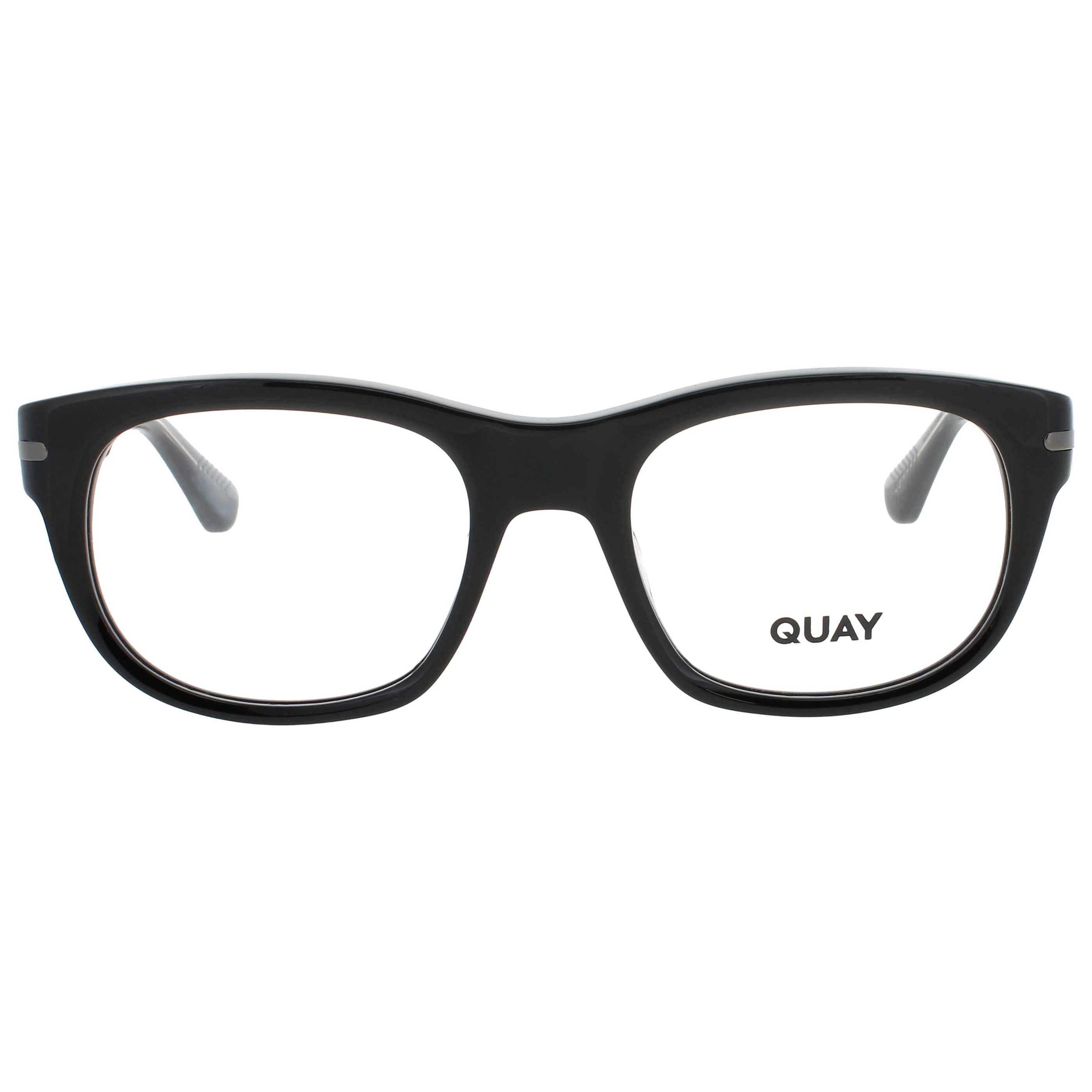 Quay Unisex Eyeglasses QUAY-OG-OF-2608-BLK-RX