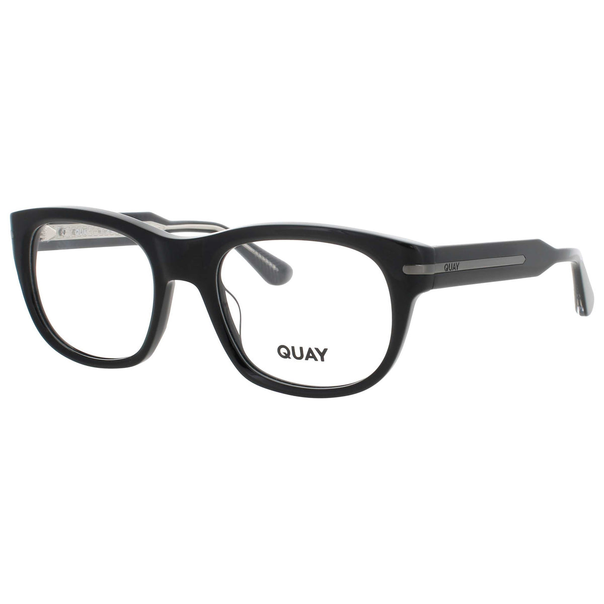 Quay Unisex Eyeglasses QUAY-OG-OF-2608-BLK-RX