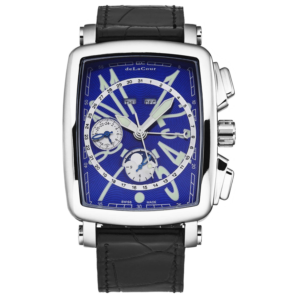 DeLaCour Men's Watch WAST1026-BLU