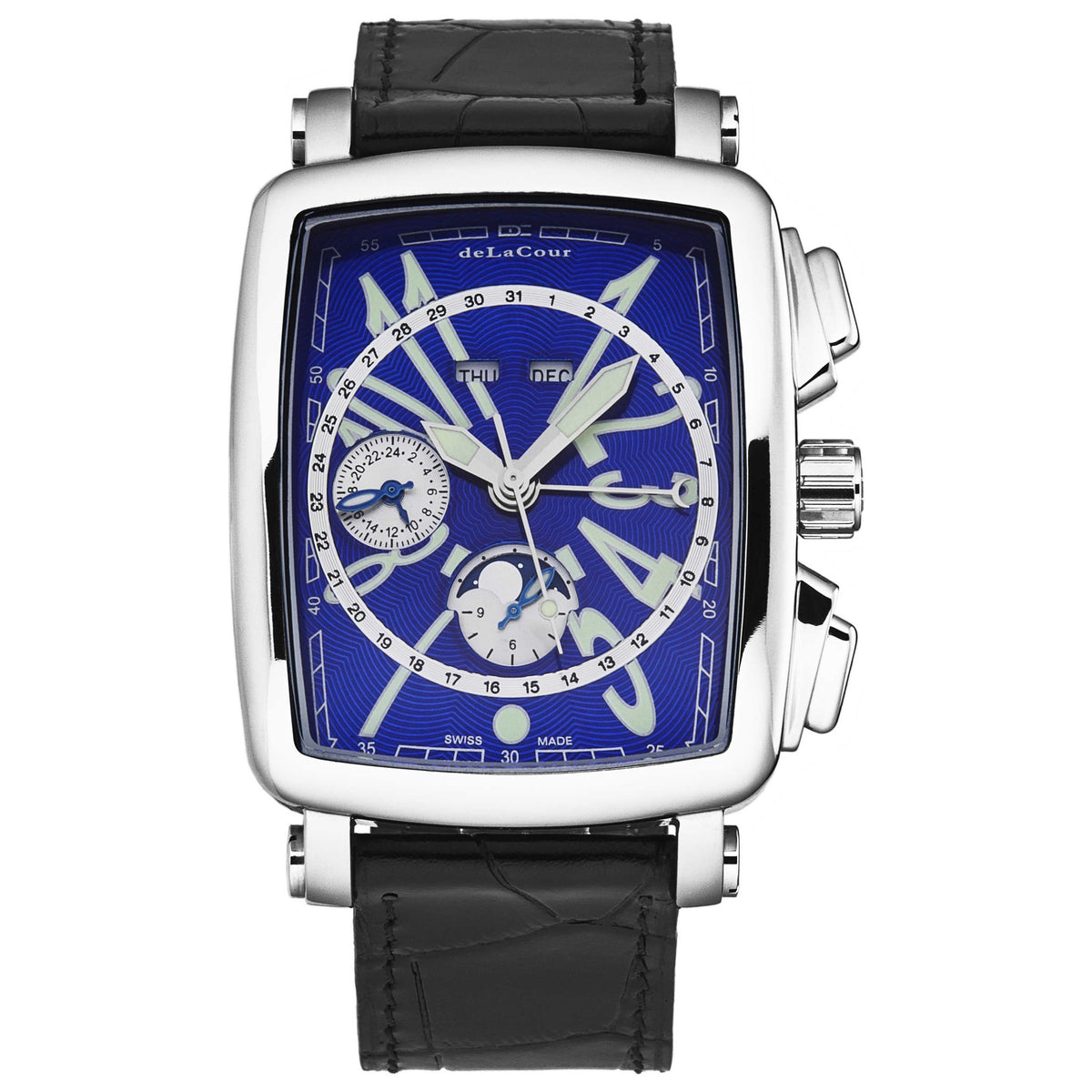 DeLaCour Men's Watch WAST1026-BLU
