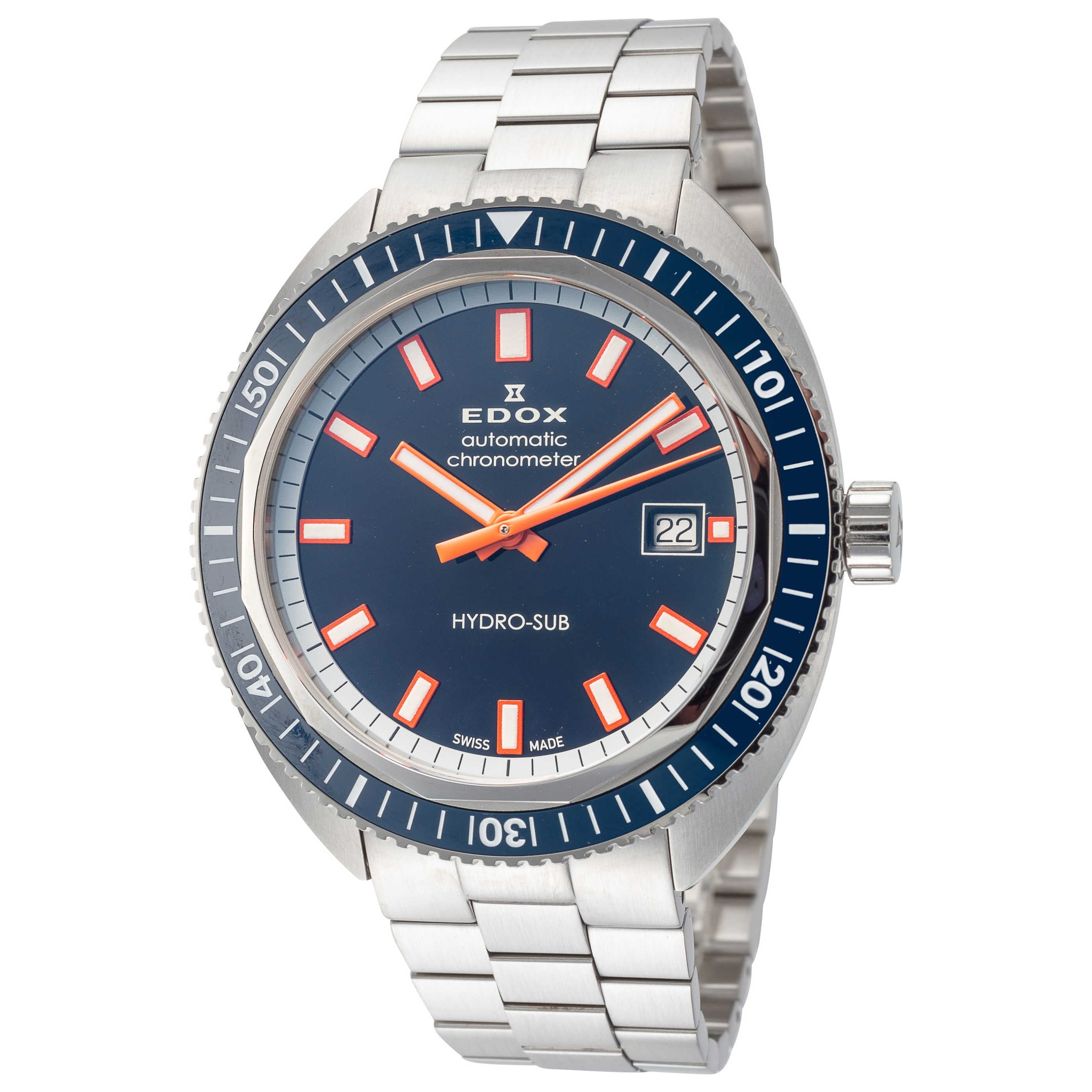 Edox Hydro-sub Men's Watch 80128-3BUM-BUIO