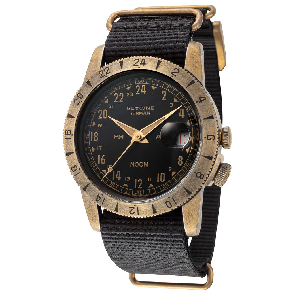 Glycine Airman Vintage Noon Purist Men's Watch GL0379