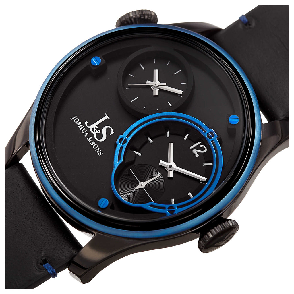 Joshua & Sons Men's Quartz Watch JX118BKBU