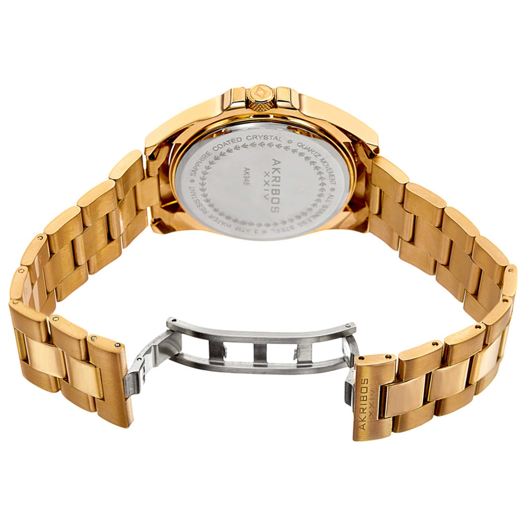 Akribos Xxiv Unisex Watch AK948YGPK